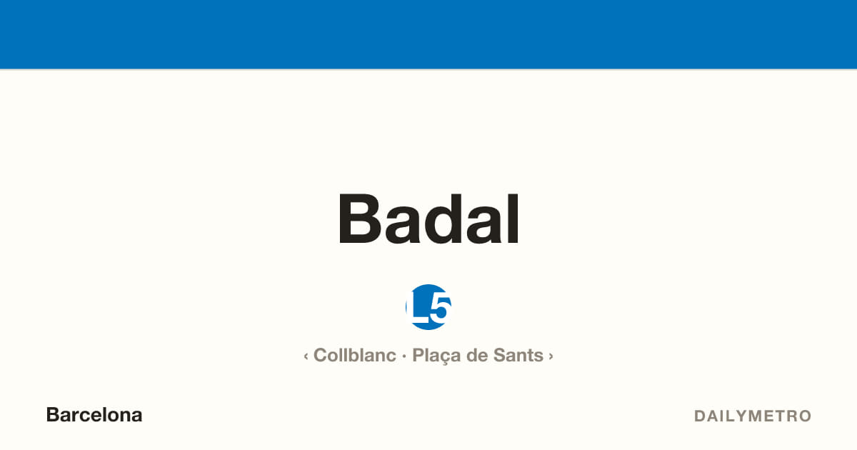 Badal station · Lines L5