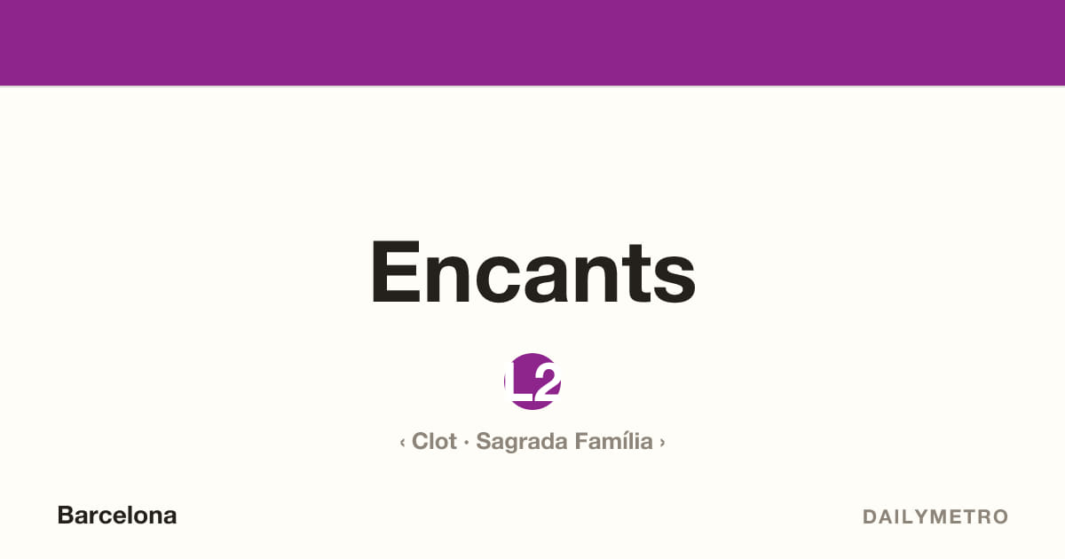 Estació Encants · Línies L2