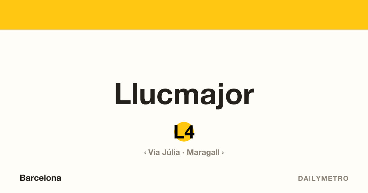 Estació Llucmajor · Línies L4