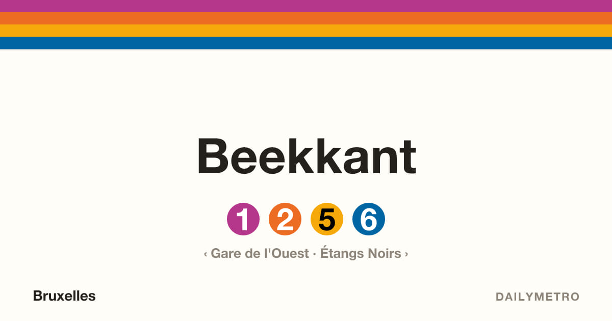 Station Beekkant · Lignes 1, 2, 5, 6