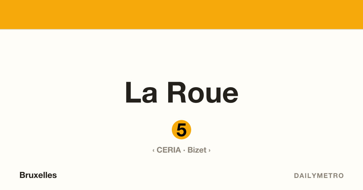Station La Roue · Lignes 5