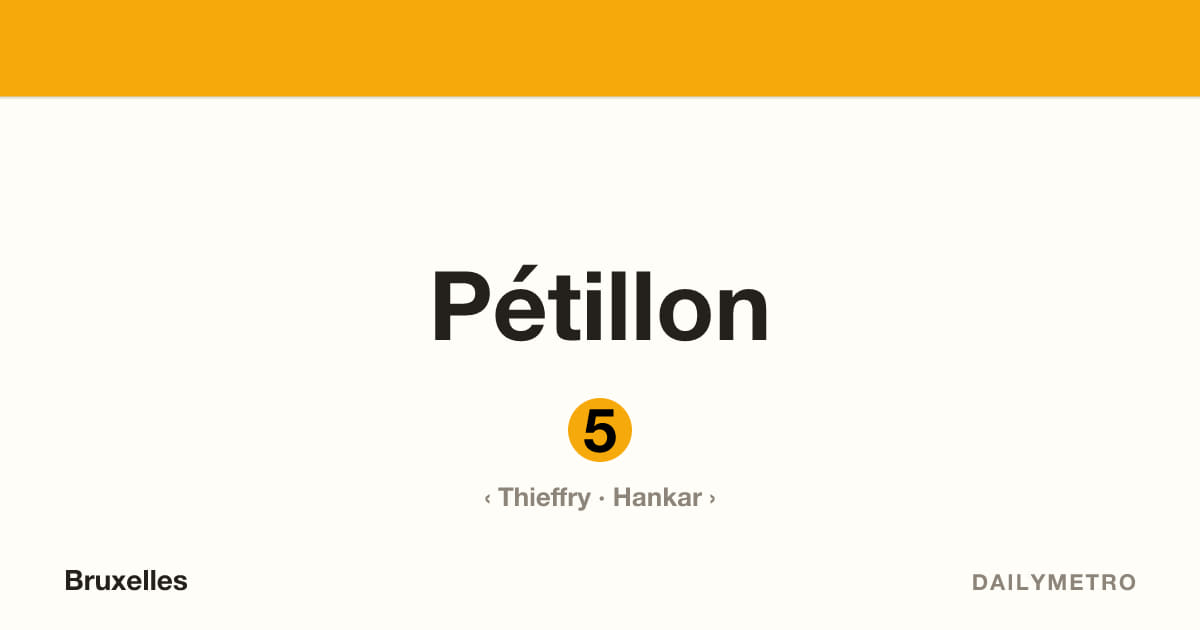 Station Pétillon · Lignes 5