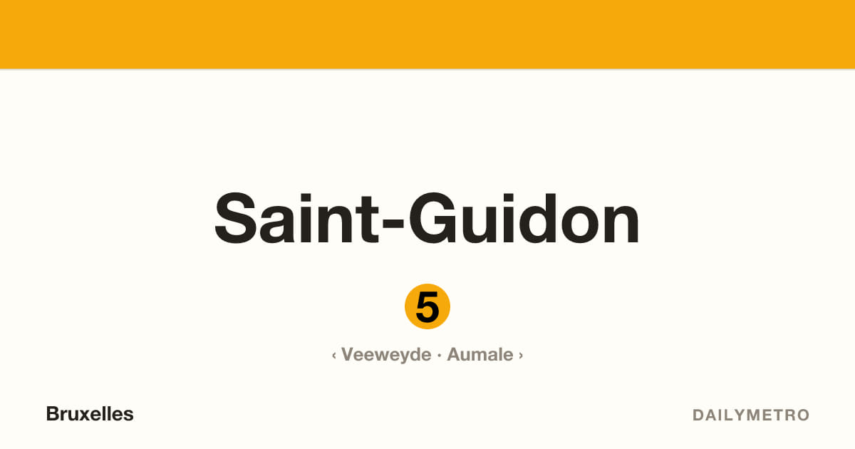 Station Saint-Guidon · Lignes 5