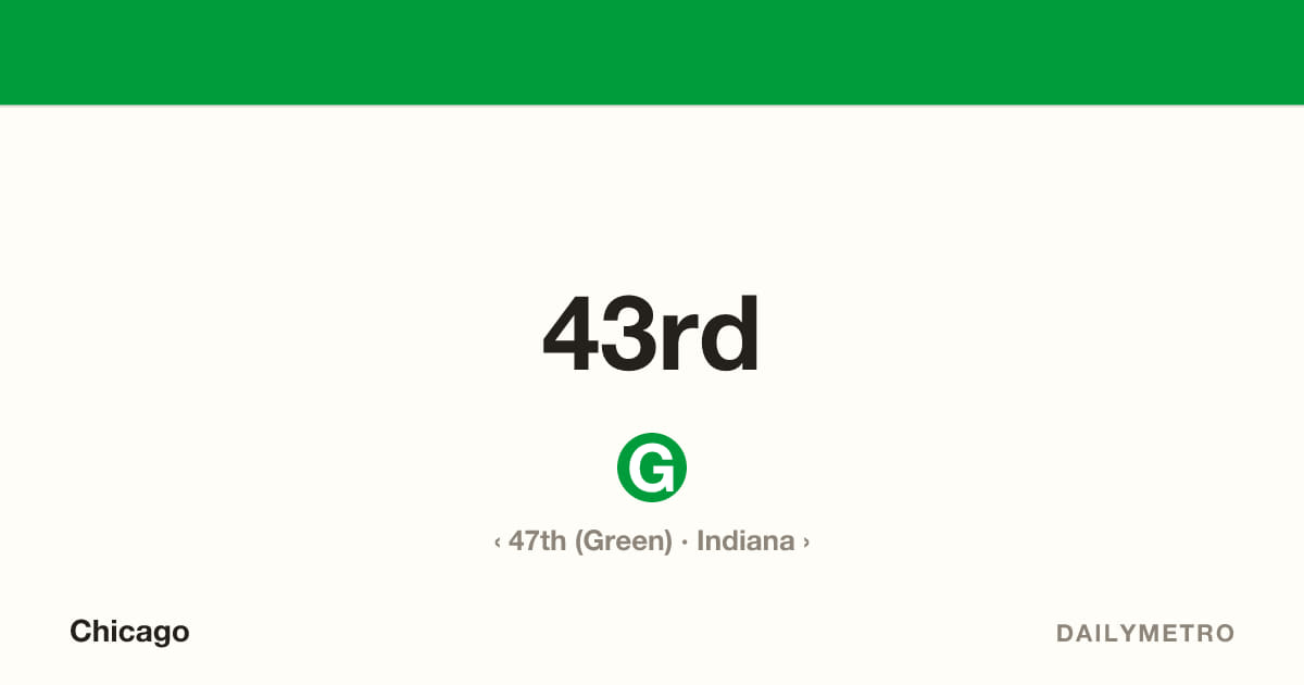 43rd station · Lines Green