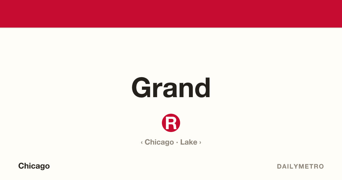 Grand station · Lines Red