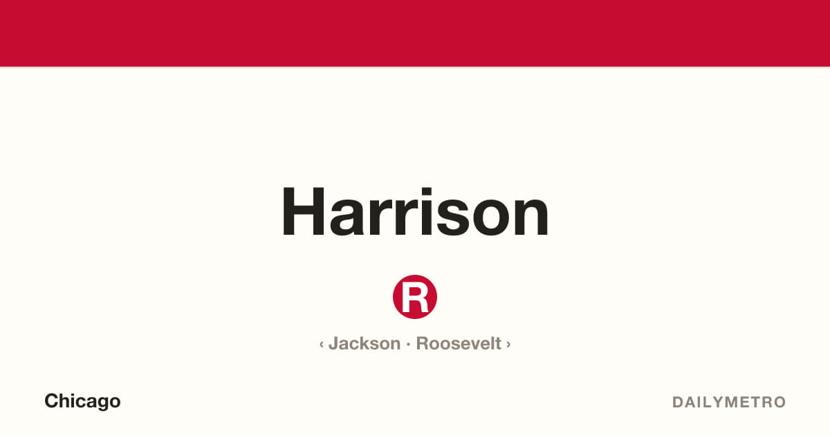 Harrison station · Lines Red
