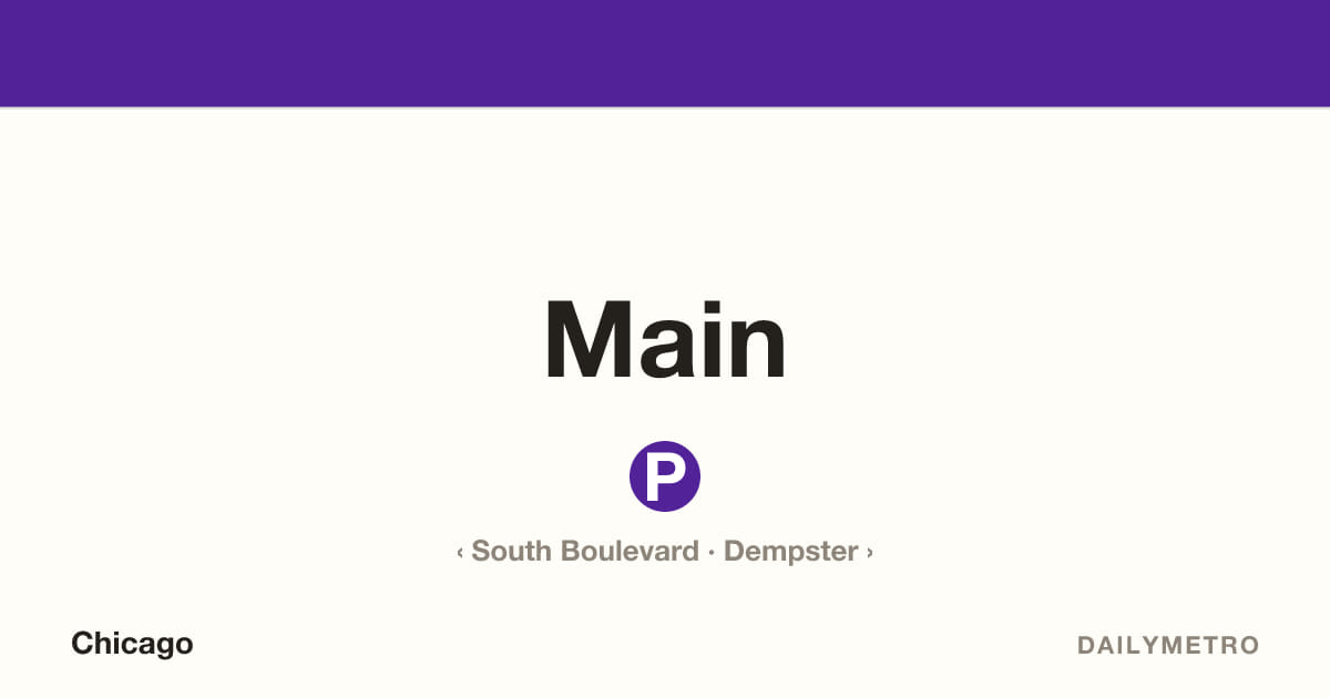 Main station · Lines Purple
