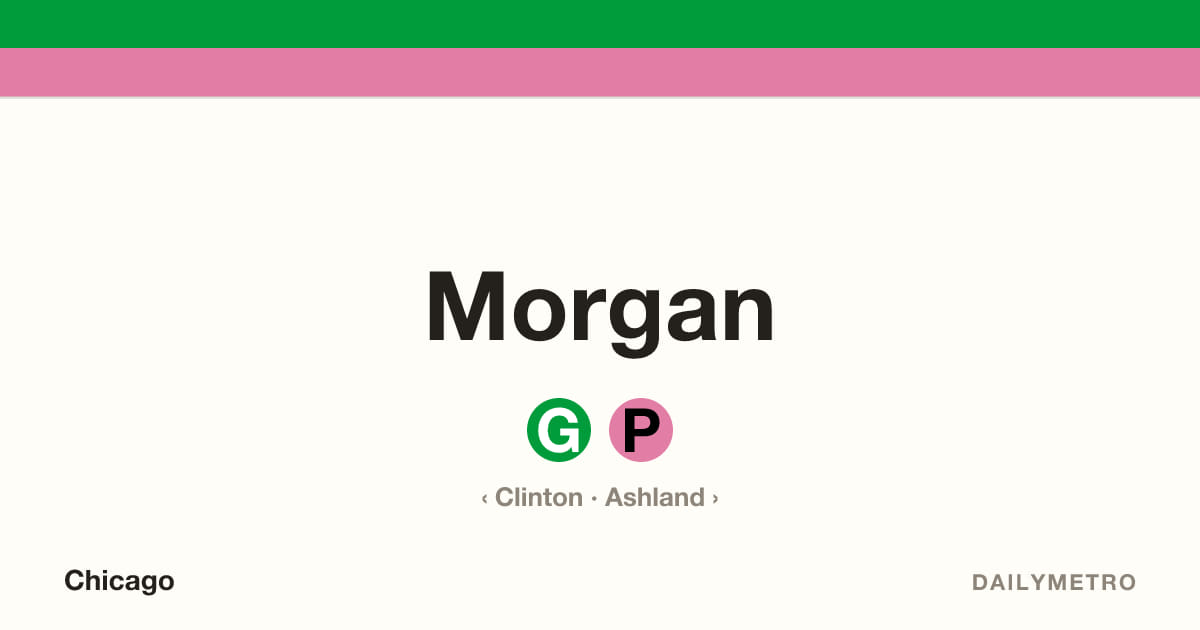 Morgan station · Lines Green, Pink