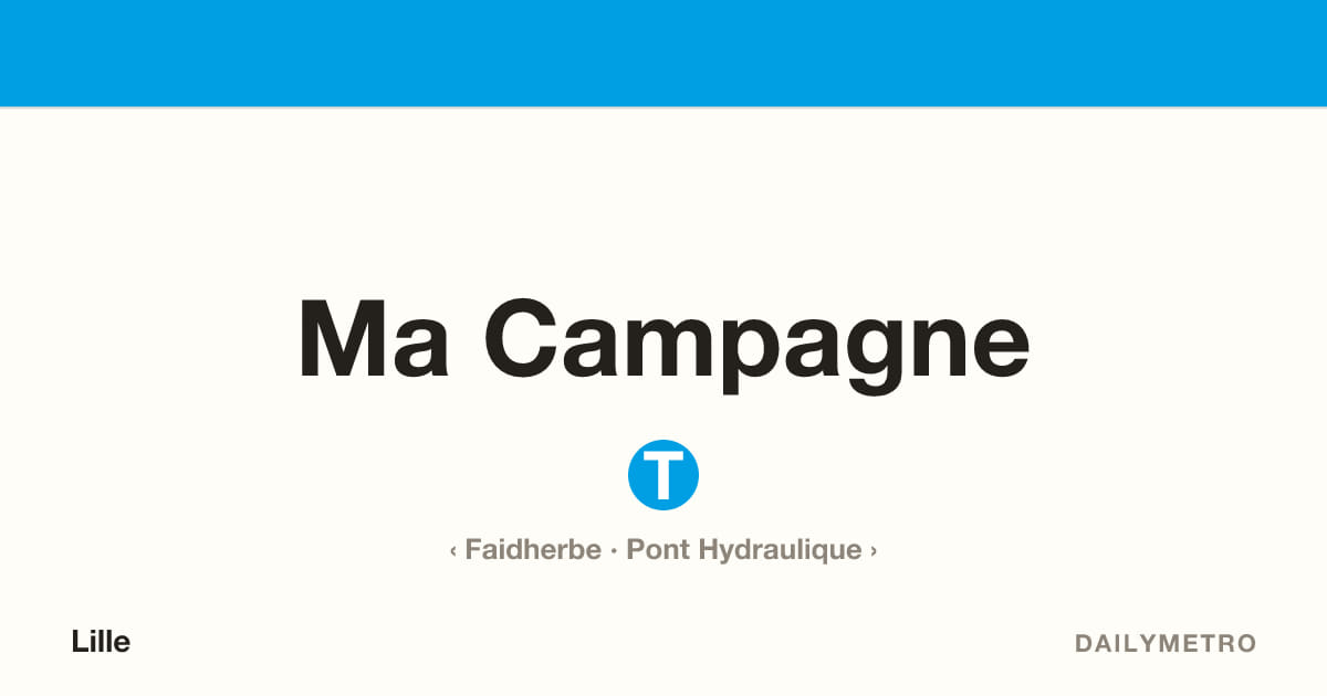 Station Ma Campagne · Lignes T