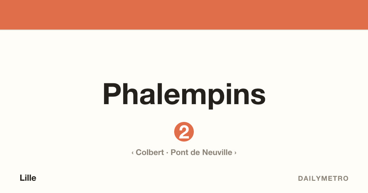 Station Phalempins · Lignes 2