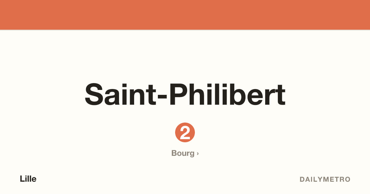 Station Saint-Philibert · Lignes 2