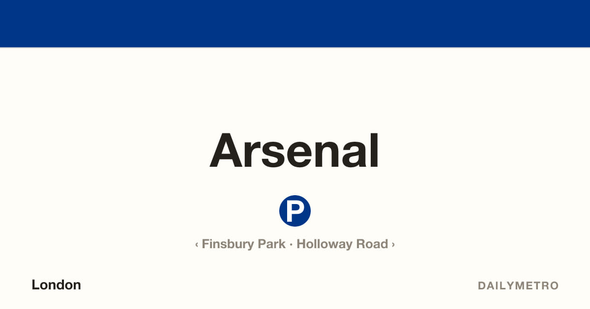Arsenal station · Lines Piccadilly