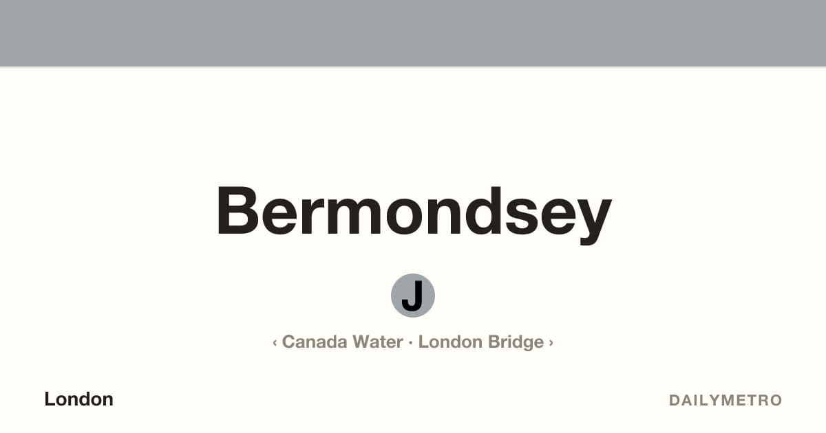 Bermondsey station · Lines Jubilee
