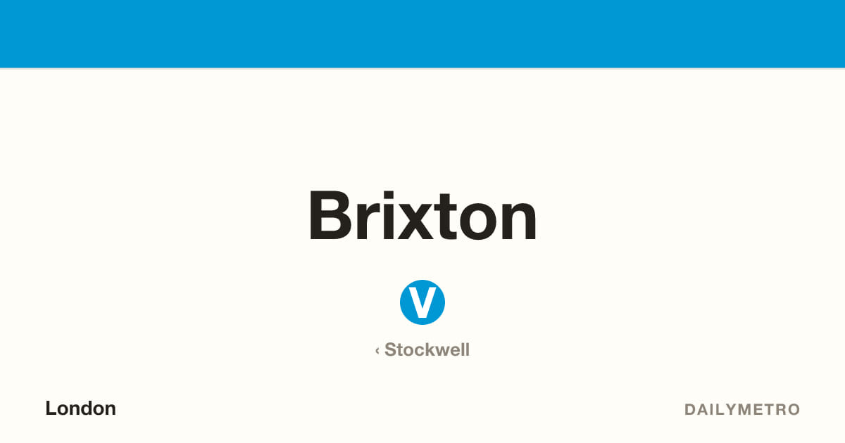 Brixton station · Lines Victoria