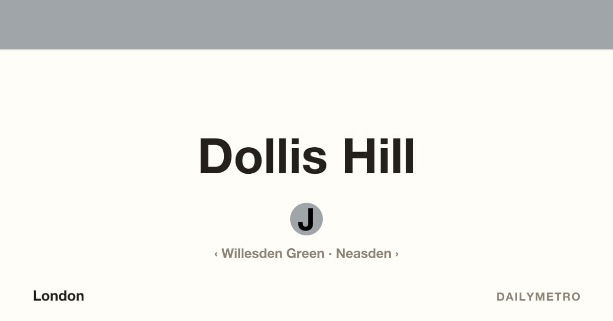 Dollis Hill station · Lines Jubilee
