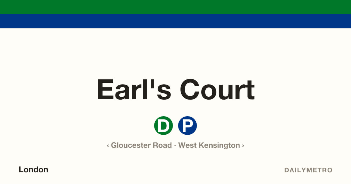 Earl's Court station · Lines District, Piccadilly