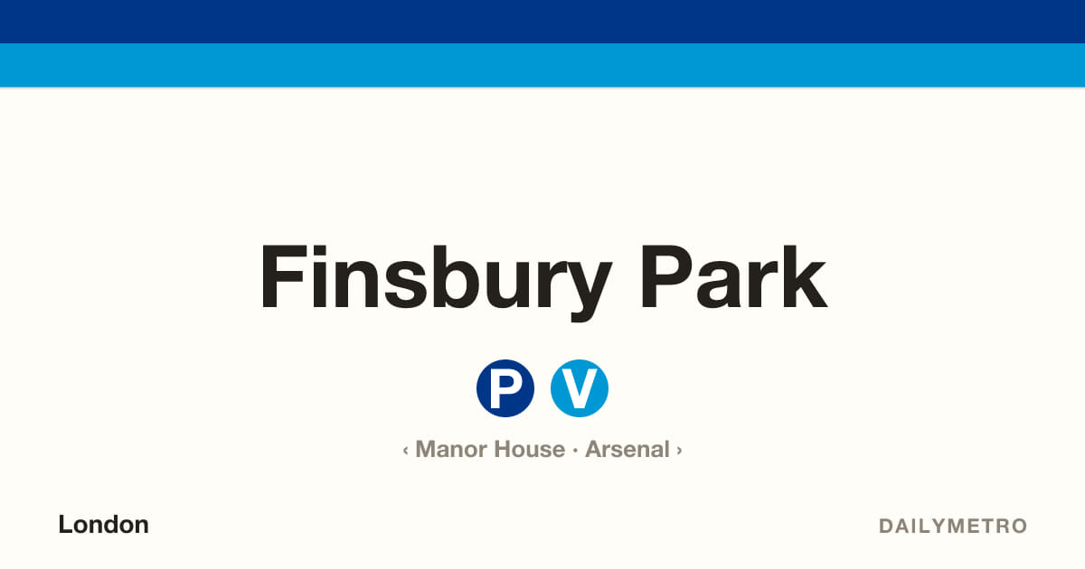 Finsbury Park station · Lines Piccadilly, Victoria