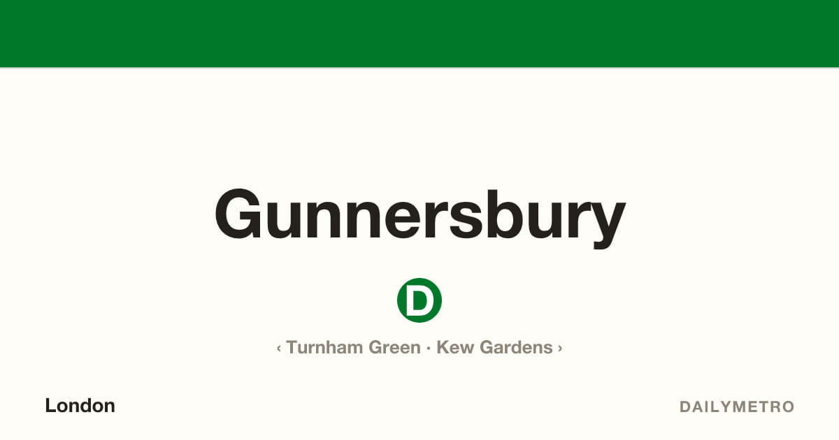 Gunnersbury station · Lines District