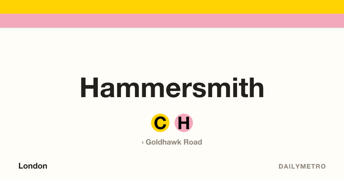 Hammersmith station · Lines Circle, Hammersmith & City