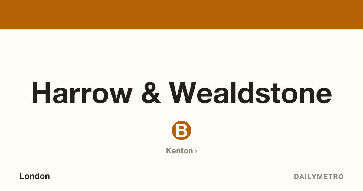 Harrow & Wealdstone station · Lines Bakerloo