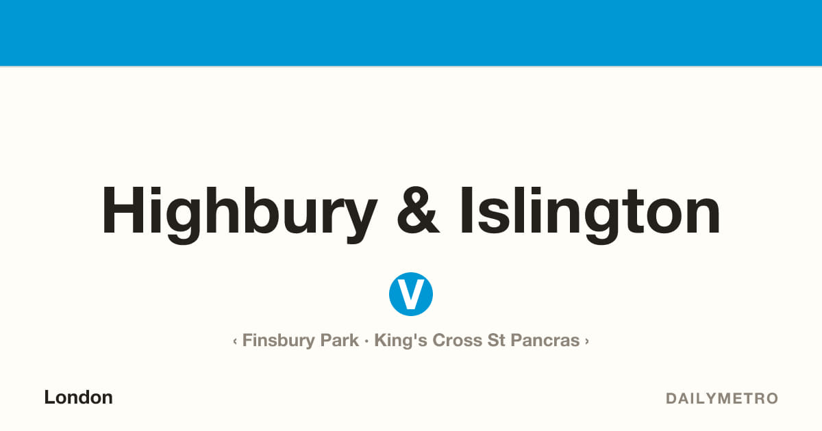 Highbury & Islington station · Lines Victoria