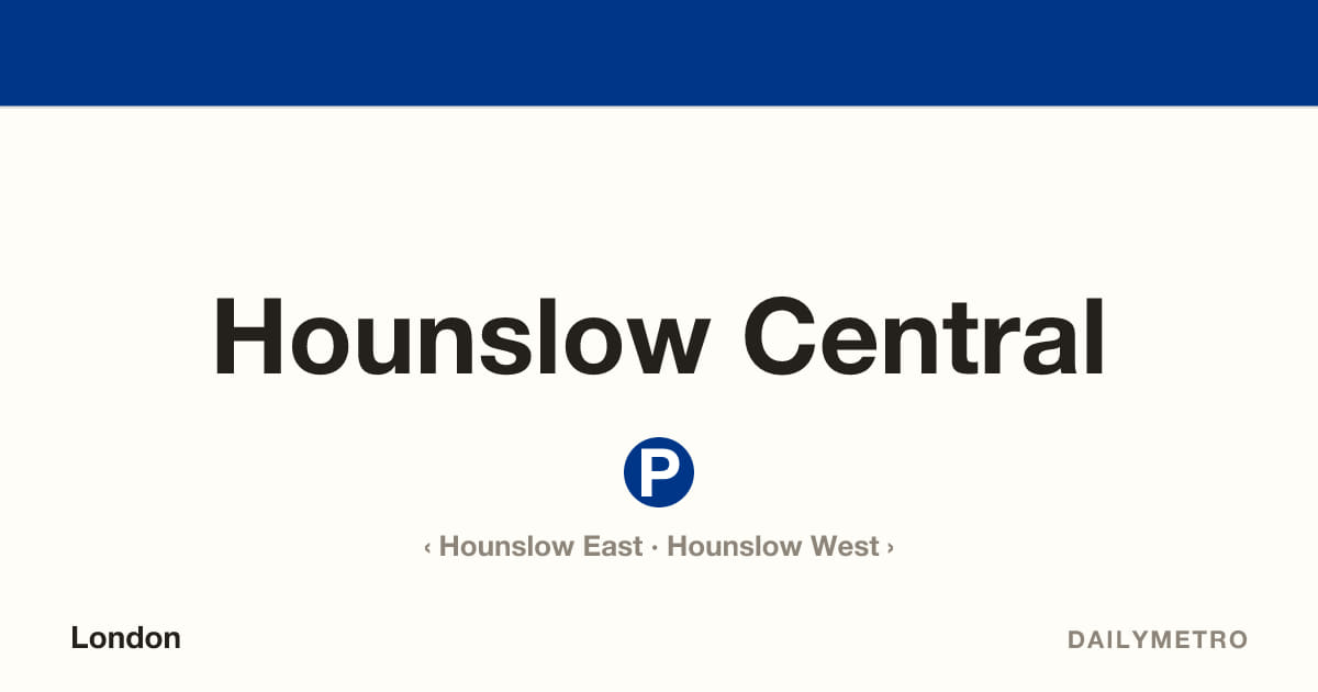 Hounslow Central station · Lines Piccadilly