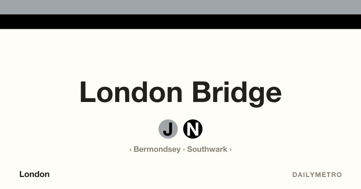 London Bridge station · Lines Jubilee, Northern