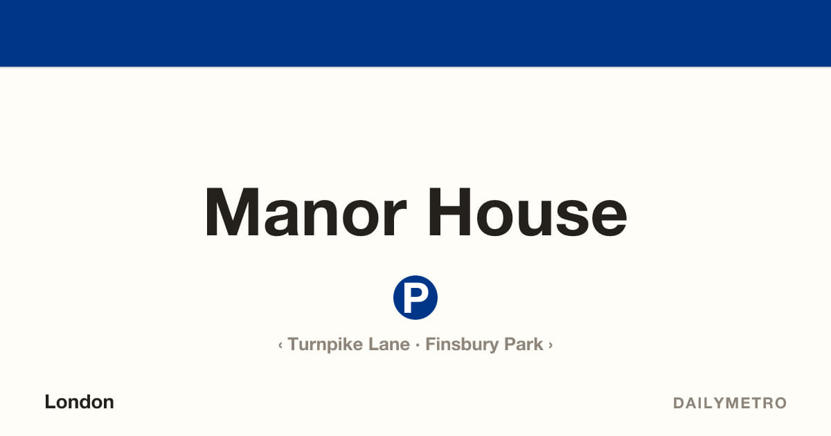 Manor House station · Lines Piccadilly