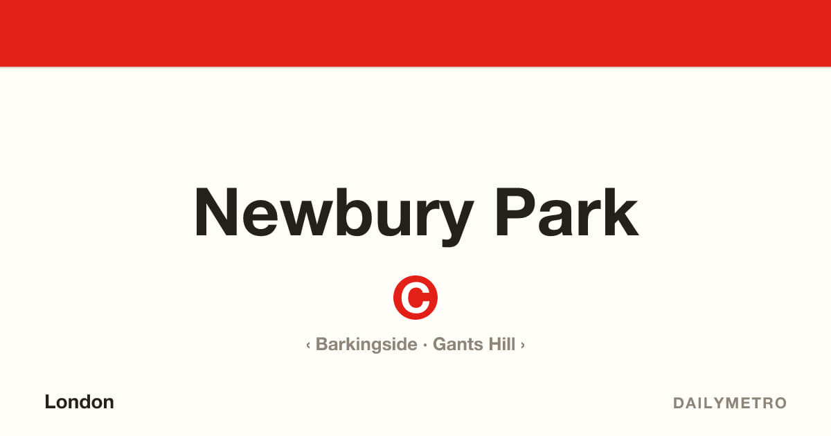Newbury Park station · Lines Central