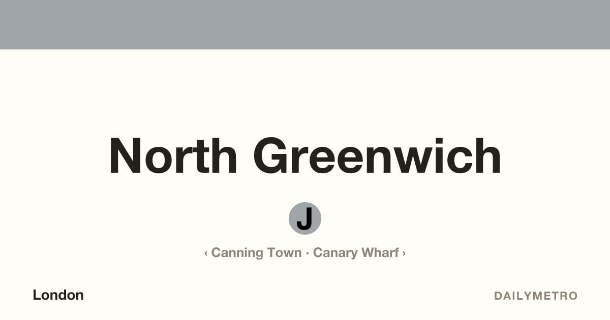 North Greenwich station · Lines Jubilee
