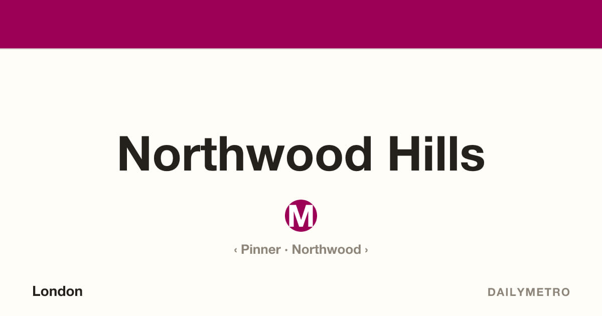 Northwood Hills station · Lines Metropolitan