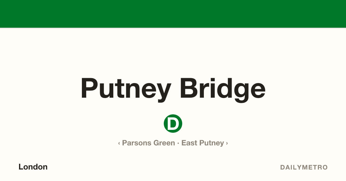 Putney Bridge station · Lines District