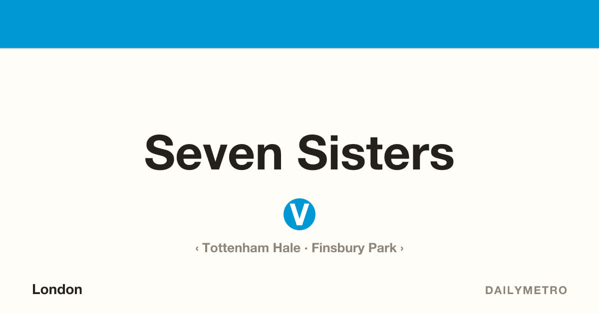 Seven Sisters station · Lines Victoria