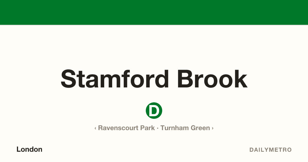 Stamford Brook station · Lines District