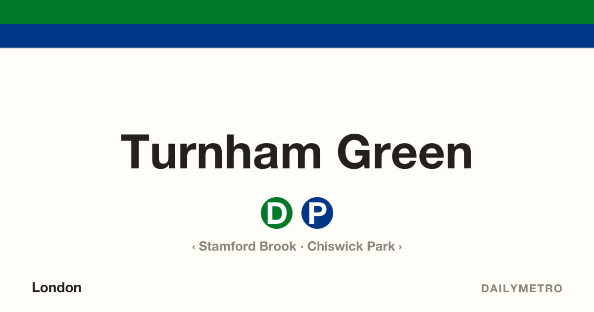 Turnham Green station · Lines District, Piccadilly