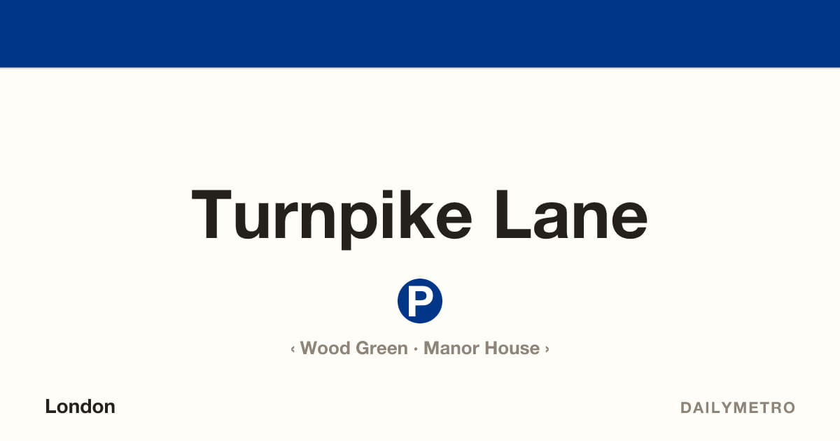 Turnpike Lane station · Lines Piccadilly