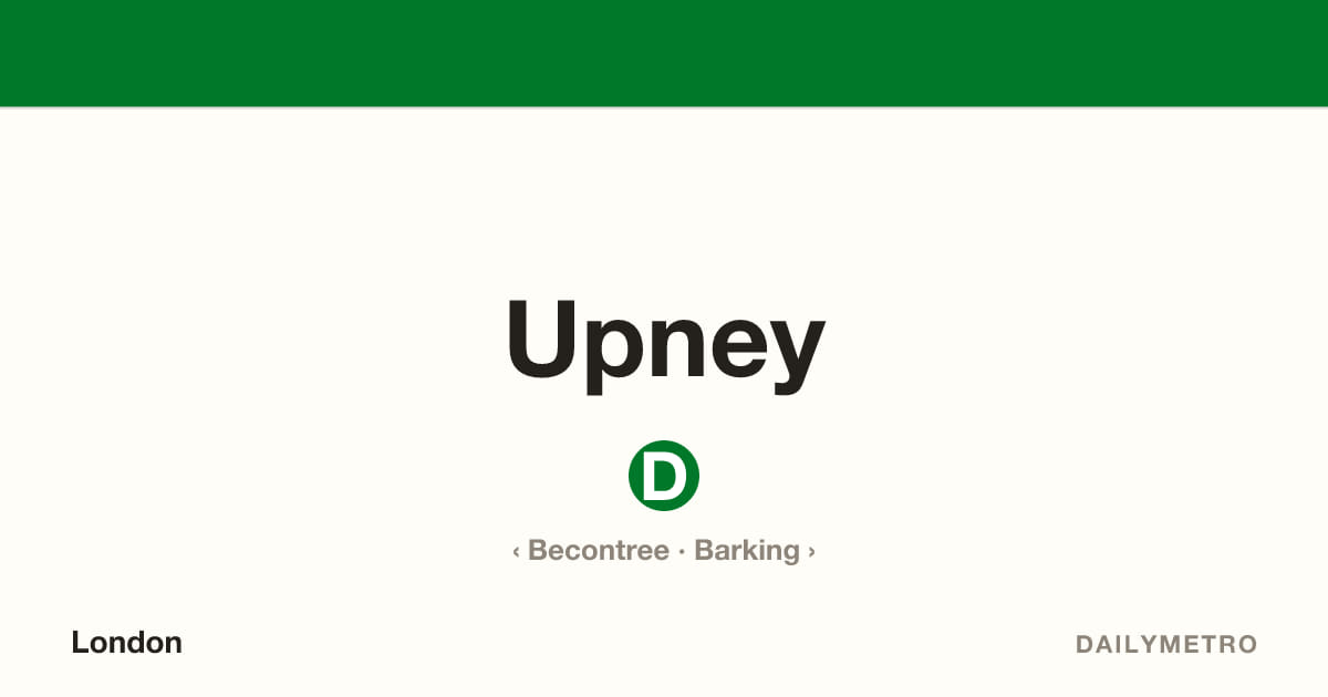 Upney station · Lines District