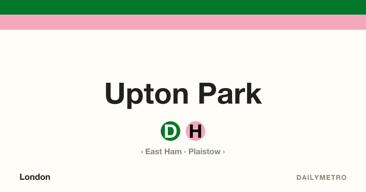 Upton Park station · Lines District, Hammersmith & City