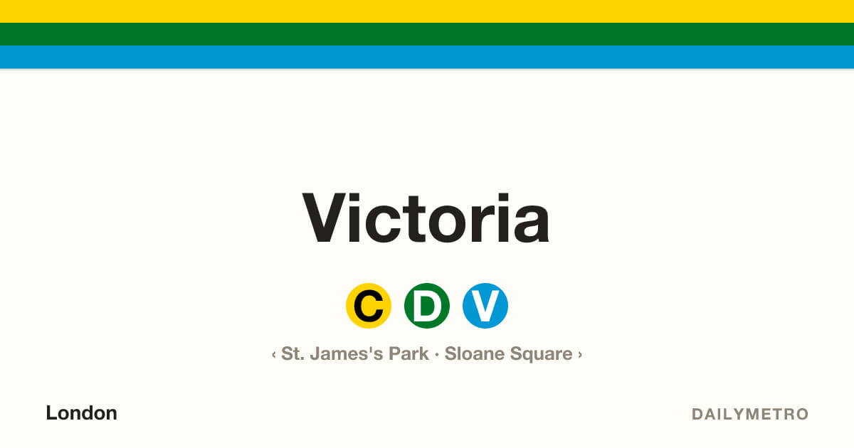 Victoria station · Lines Circle, District, Victoria