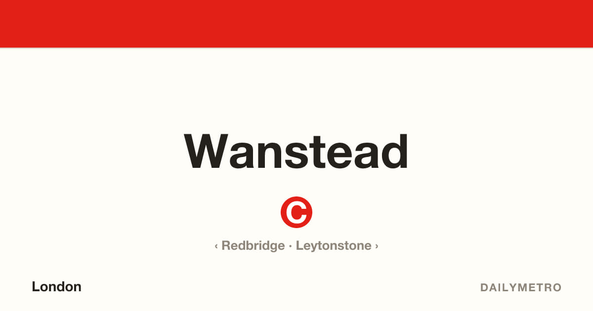 Wanstead station · Lines Central