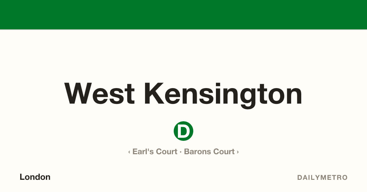 West Kensington station · Lines District