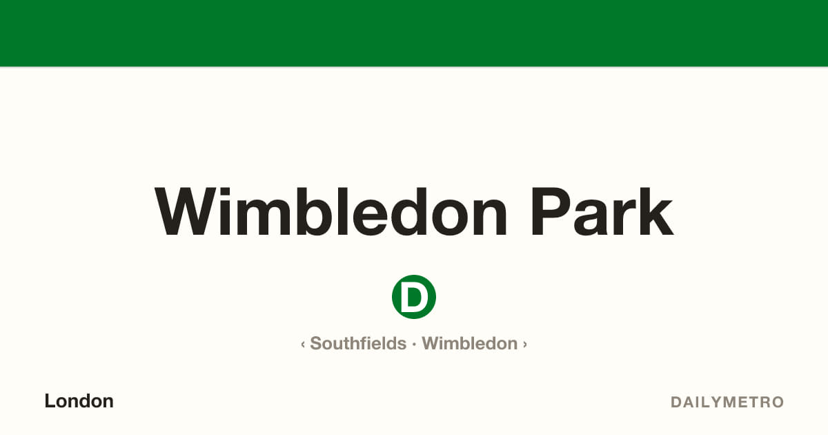 Wimbledon Park station · Lines District