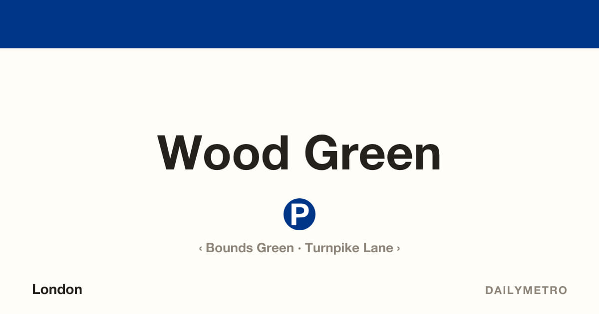 Wood Green station · Lines Piccadilly