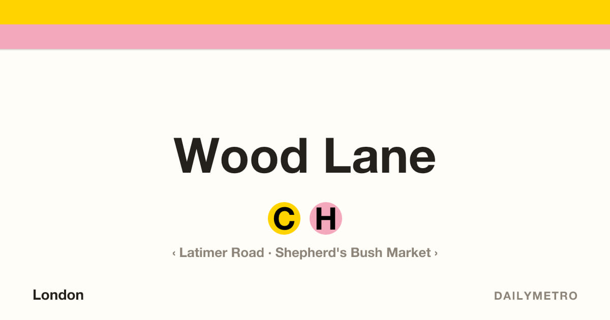 Wood Lane station · Lines Circle, Hammersmith & City