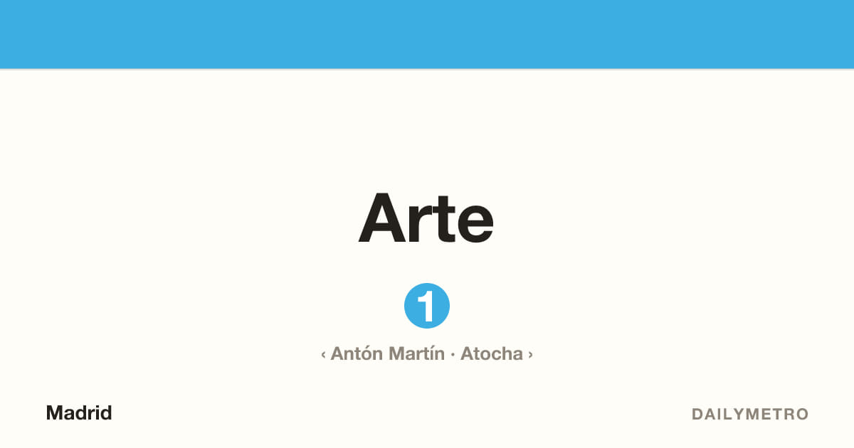 Estación Arte · Líneas 1