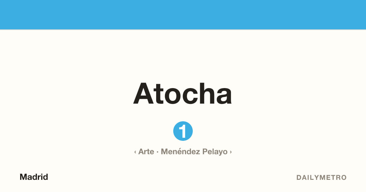 Estación Atocha · Líneas 1