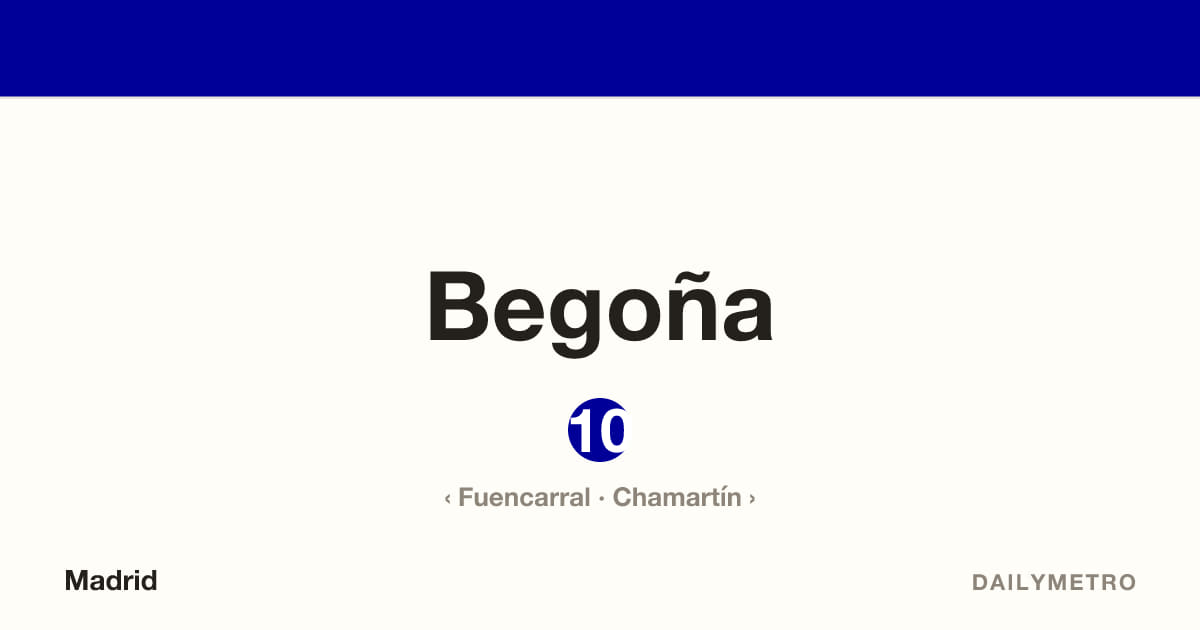 Estación Begoña · Líneas 10