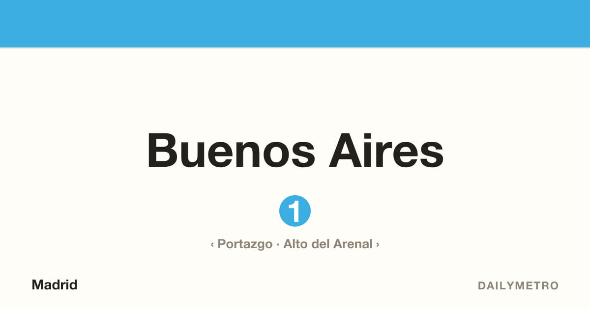 Buenos Aires station · Lines 1