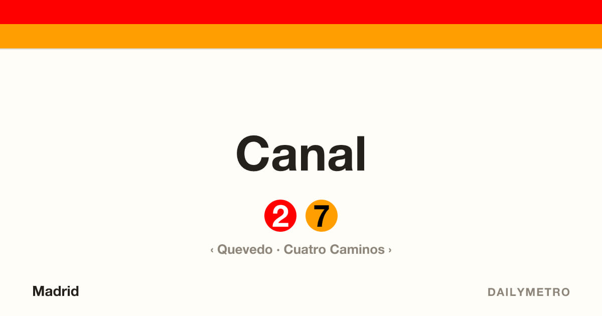 Canal station · Lines 2, 7