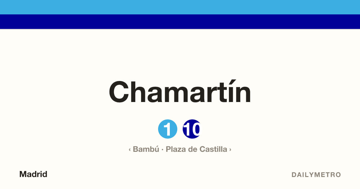 Estación Chamartín · Líneas 1, 10